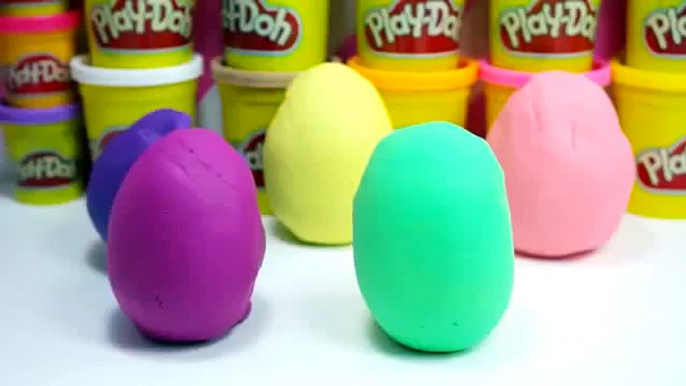 Play Doh Lollipops Frozen Surprise Eggs Peppa Pig Squinkies Disney Toys Shopkins Egg