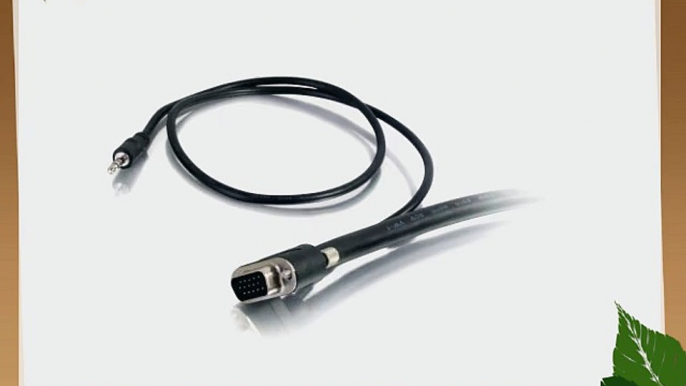 C2G / Cables to Go 50229 Select VGA   3.5mm A/V Male/Male Cable Black (35 Feet/10.66 Meters)