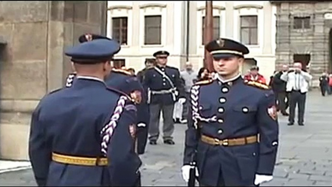 Changing of the Guard, Prague Castle, Prague, Czech Republic