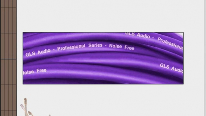 GLS Audio 3ft Patch Cable Cords - 1/4 TS To 1/4 TS Color Cables - 3' Mono Snake Cord - 6 PACK