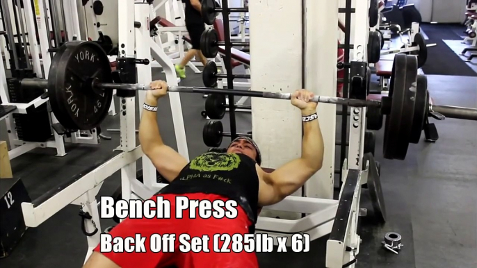 315lb Bench Press (Full Chest Training Workout) Oct. 21st 2013