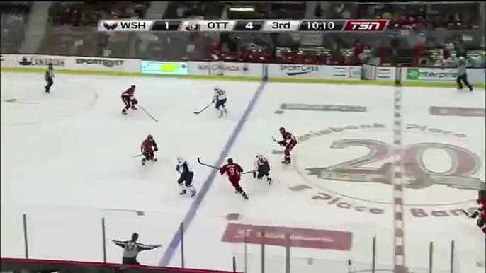 Mathieu Perreault scores with his face vs Senators - NHL 22/2/12