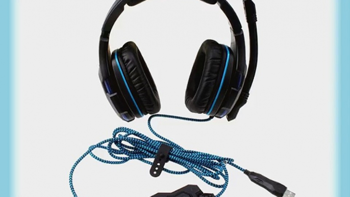 Sades SA-907 over-ear Professional Stereo Headset Headband Pc Pro WCG games headphones(black)