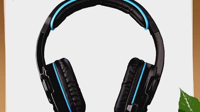 Blue SADES SA-901 7.1 Surround Stereo USB Headband Headphone Headset with Microphone