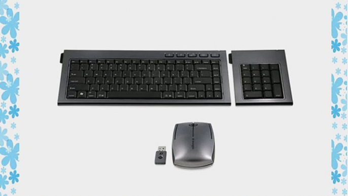 Kensington SlimBlade Media Notebook Set with Wireless Keyboard Laser Mouse and Numeric Keypad