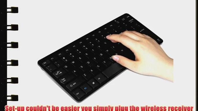 Black Wireless Mini Keyboard