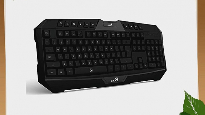 Mactrem Genius Zeus E-sport Gaming Backlit Keyboard Adjustable USB LED Backlight Keyboards