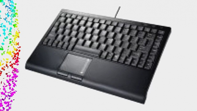 USB Mini Keyboard Touch Pad Black with built-in