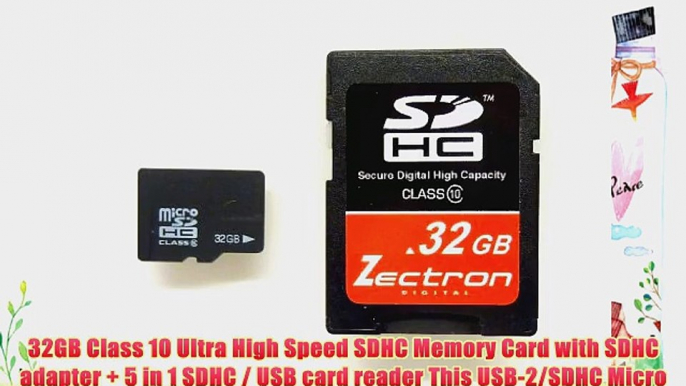 Zectron Pro Tablet SDHC 32GB Micro Class 10 Memory Card for Lenovo IdeaTab A2107 Tablet  5