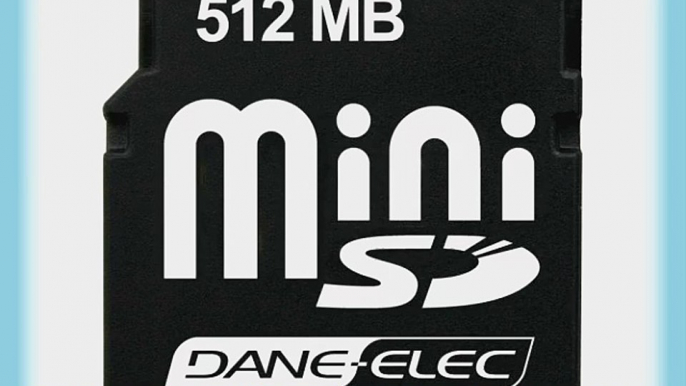 Dane-Elec 512MB Mini SD Memory Card DASDM0512R
