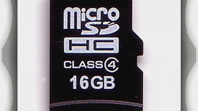 KOMPUTERBAY 16GB MicroSDHC Memory Card with Free BLUE SDHC USB 2.0 Reader and SD Adapter -