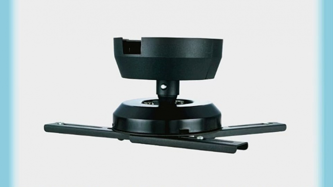 K2 Mounts K-PRO-B2 Universal Tilt Swivel Projector Ceiling Mount Paintable Black