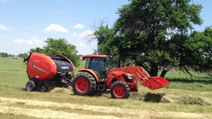 Kubota Round Hay Baler with Twine