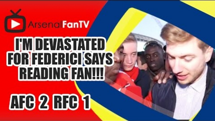 I'm devastated for Federici says Reading Fan!!! | FA Cup Semi-Final - Arsenal 2 Reading 1