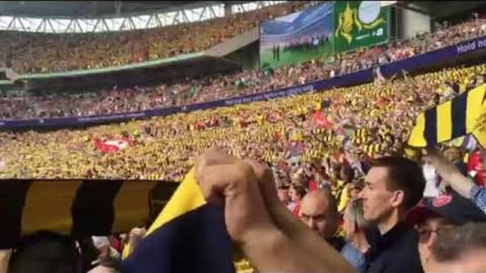 FA Cup Hymn "Abide With Me" Being Sung By Gooners At Wembley [Robbie Cam]