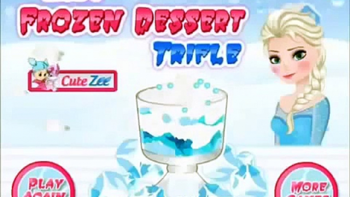 Disney Princess Frozen - Elsa Frozen Dessert Trifle - Anna Elsa Frozen disney princess game