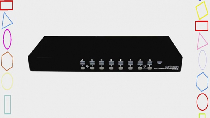 StarTech.com SV1631DUSBUK 16 Port 1U Rack Mount USB KVM Switch Kit with OSD and Cables