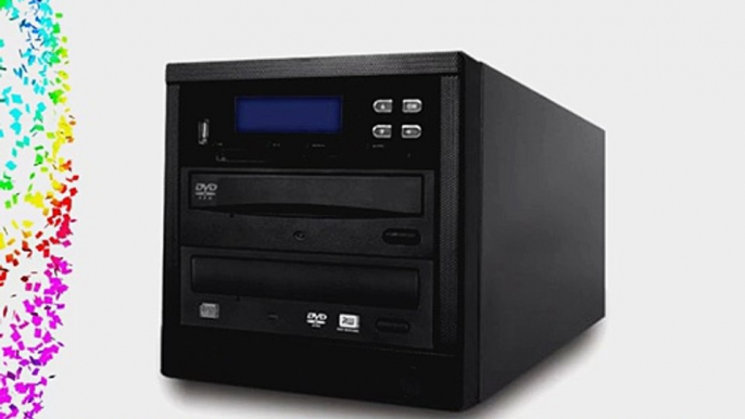 Spartan M02-SSP All-in-One Media Back Up Center 1-2 Target DVD/CD Duplicator (With MSCF SD