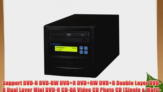 PlexCopier 24X SATA 1 to 1 CD DVD duplicator Writer Copier Tower (1 Target)