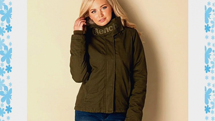 Womens Bench Womens Wall Jacket in Khaki - 10