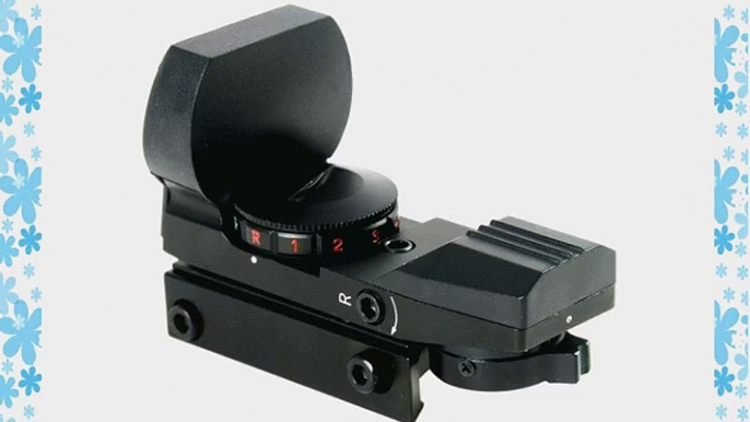 Yes Outdoor Holographic Multi-Reticle 4 Reticle Reflex Red Green Dot Riflescope 1X22X33 20mm