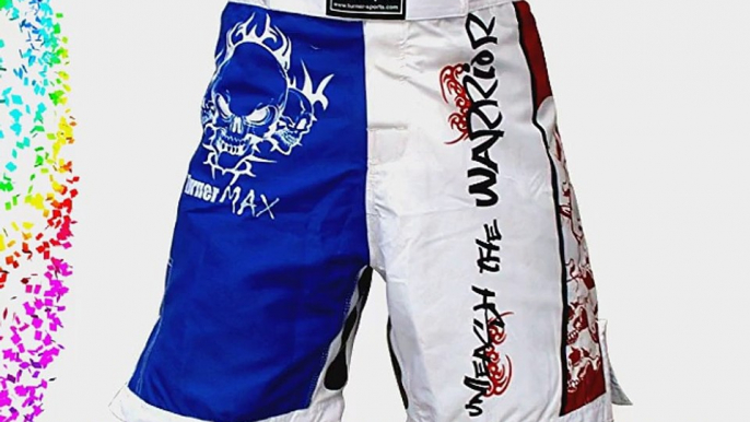 TurnerMAX MMA Shorts for MMA fight Kickboxing Training Grappling and Cage fighting with Internal