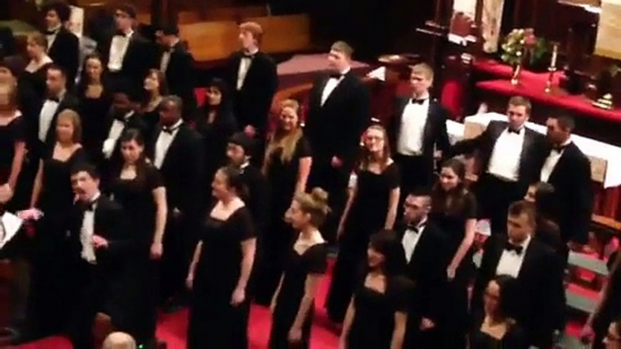 Augustana College Choir performing Balleilakka