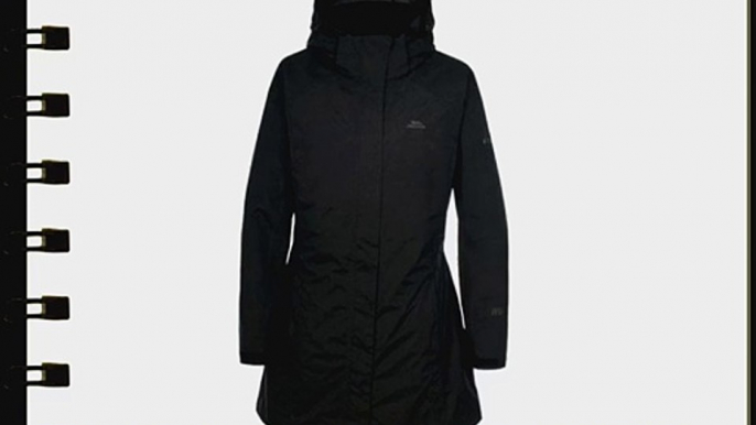 Trespass Ladies Alissa Waterproof Outdoor Jacket Black SMLXLXXL