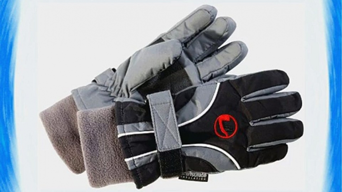 Ultrasport Kids Ski Gloves with Thinsualte Insolution - Grey Medium