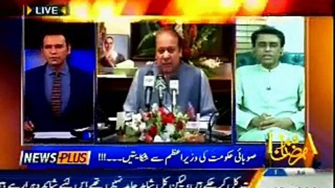 CAPITAL News Plus Faisal Shakeel with MQM Khalid Maqbool Siddiqui (01 July 2015)