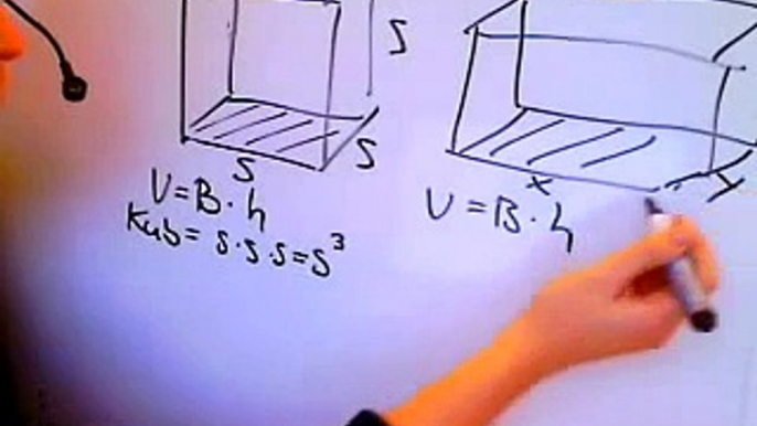 Matematik 1a 1b 1c A Geometri Volym kub rätblock cylinder prisma.wmv