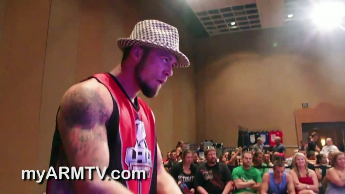 Justin Bishop shocks armwrestling world