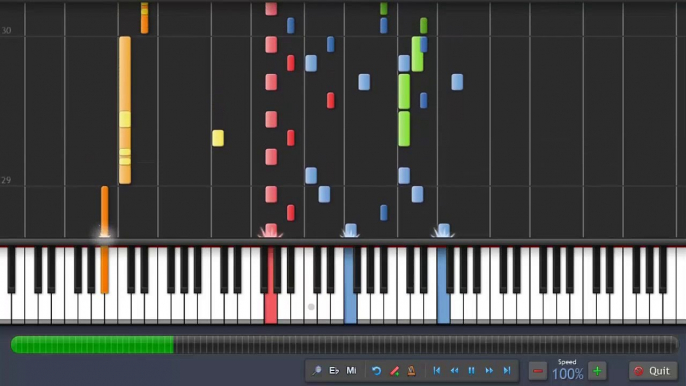 Undisclosed Desires - Muse (Piano Cover Tutorial) Synthesia