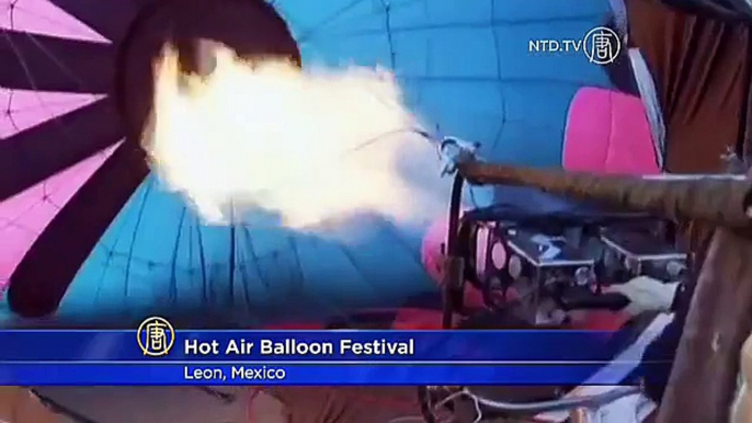 Mexico Hot Air Balloon Festival Takes Off