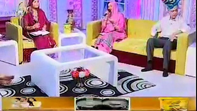 Allah Hoo Allah Ho Jallay Shan Allah Ho (Naat) Zarmina Nasir Ali on Ehtram-e- Ramadan With Sara Raza Khan