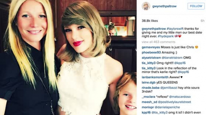 Gwyneth Paltrow Brought Her Son Moses To Taylor Swift's Concert