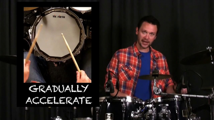 How To Play A Double Stroke Roll - Drumming Rudiments and Drum Lessons