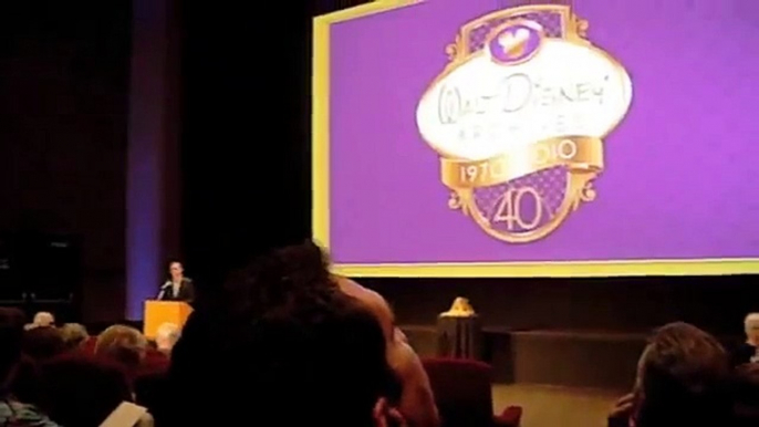 Walt Disney Archives 40th anniversary event with Disney CEO Bob Iger & Archivist Dave Smith