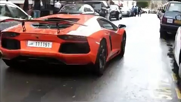 London supercars in August   Bugatti Veyron Sang noir~Aventador~GTO and more