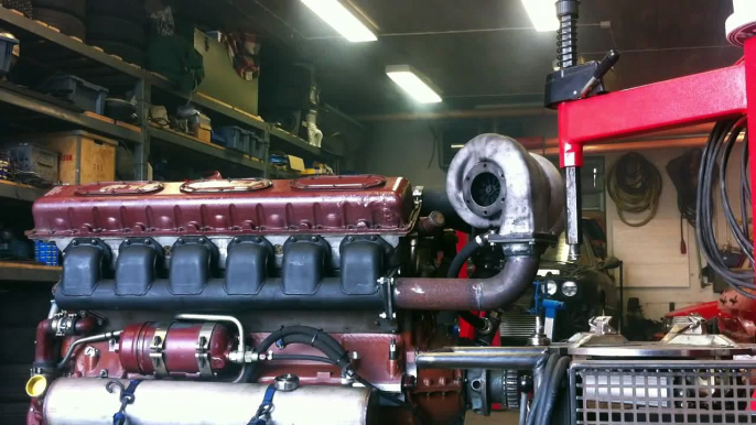 Transmash V12 Diesel 38.8dm3 with turbo Start Engine