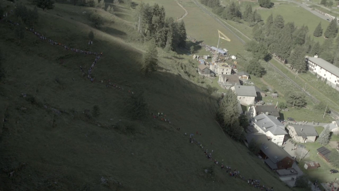 Marathon- Vu du Ciel- Masse Vallorcine/Col des Posettes - Chamonix Marathon du Mont-Blanc 2015