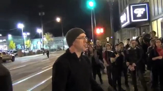 Protestors Block Car On Way To Hospital