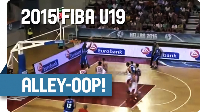 Toliopoulos Finds Dorsey for the Alley-Oop! - 2015 FIBA U19 World Championship