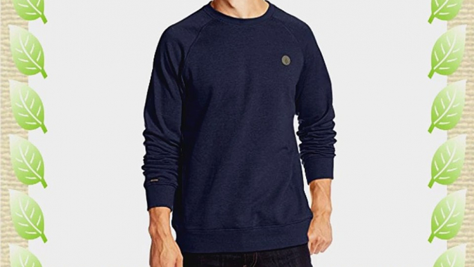 Volcom Men's Pulli Fleece Crew Neck Long Sleeve Sweatshirt Blue (Vintage Navy) X-Large