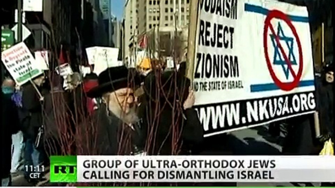 'Judaism Yes, Zionism No': Ultra-Orthodox Jews march against Israel