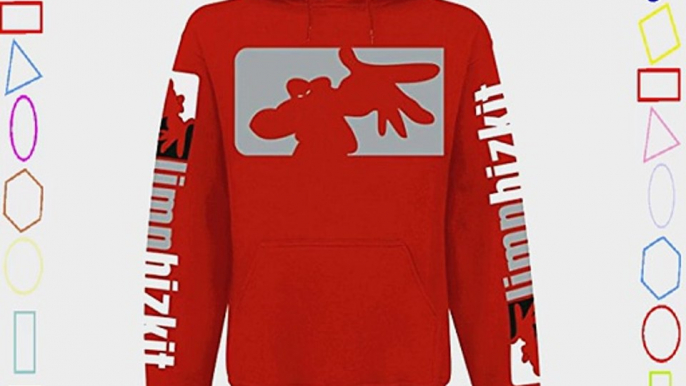 Limp Bizkit Logo Hooded sweatshirt red XL