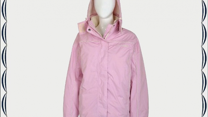 Trespass Acra Womens Waterproof 3-in-1 Jacket - Pink - L