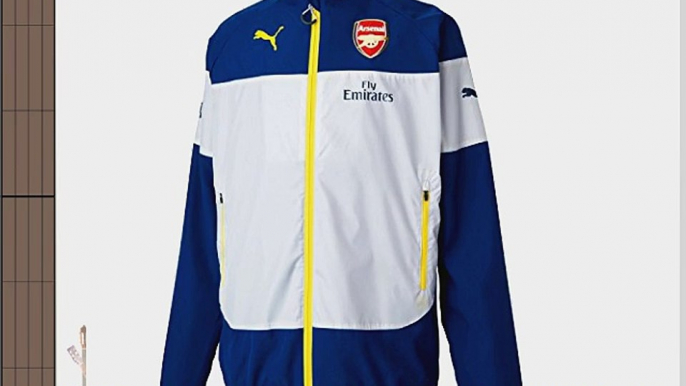 Arsenal Navy Leisure Jacket 2014 2015 blue Estate Blue-Empire Yellow-White Size:XL