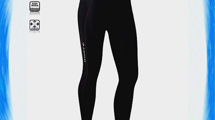 Tenn Mens Viper Compression Padded Cycling Leggings/Tights - Black - Med