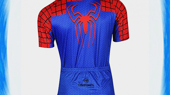Buyee The Spider Men's Short Sleeve cycling jersey Perfect Perspiration Breathable mountain